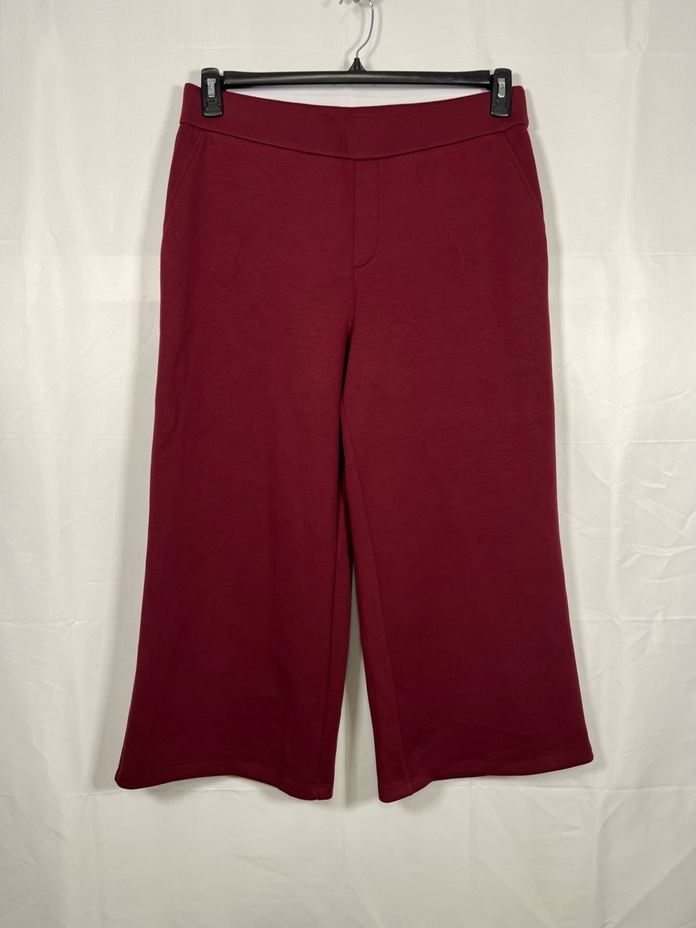 Truth by Republic XL Deep Wine Wide Leg Pull On Pants Stretch Casual Chic - Picture 2 of 8